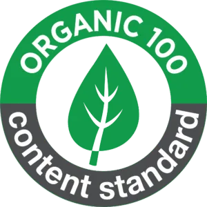 organic 100 content standard seeklogo